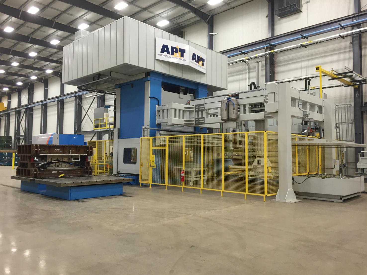 The new press hardening line at DTG’s American Tooling Center will be used to develop and test tools and for pre-production, and it is an important part of the collaboration between the two companies.  